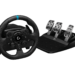Logitech G923 Racing Wheel and Pedals, TRUEFORCE Feedback, Responsive Driving Design, Dual Clutch Launch Control for PS5, PS4, PC