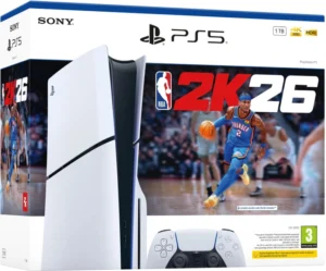 PS5® Console Slim digital + disc edition  – PS5 NBA 2K26 Bundle
