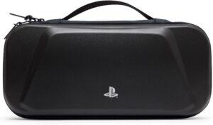 PowerA Protection Case for PlayStation Portal™ Remote Player with Accessories Storage, Charging Cable Pass-Through, Screen Portector Flap, Black (Officially Licensed) for PS5