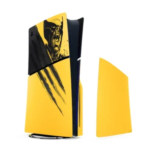 PS5® Console Covers (model group - slim) - Marvel’s Wolverine Battle Yellow Limited Edition