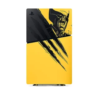 PS5® Console Covers (model group - slim) - Marvel’s Wolverine Battle Yellow Limited Edition