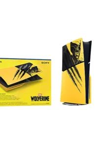 IMG_0529 PS5® Console Covers (model group - slim) - Marvel’s Wolverine Battle Yellow Limited Edition