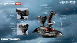 Thrustmaster T.Flight Hotas Neo Ace Combat 8 Flight Stick for PS5, PS4, PC